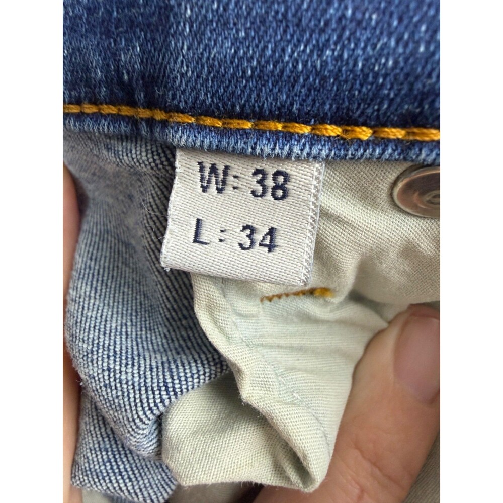 Lindbergh Aviation Heritage Jeans Blue Superflex 38 x 34 Made in Europe Quality - Picture 12 of 12